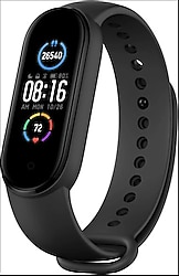 Xiaomi Mi Band 5 Siyah + Siyah Çelik Kordon