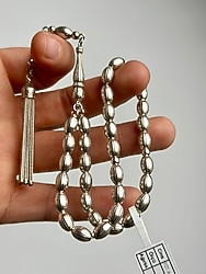 925 Ayar Gümüş Tesbih (Ü.K: 1119)