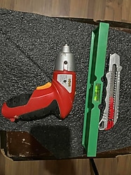 Buıldex şarjlı tornavida+su terazisi+ maket bıçağı