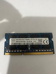 SK Hynix 4 GB 2Rx8 PC3 1600 Mhz Laptop RAM-ÜCRETSİZ KARGO