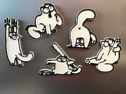 Simon Cat Magnet 5 Adet