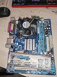 GİGABYTE G31 775 PİN ANAKART+İNTEL CORE2DUO E7400 İŞLEMCİ-4GB DDR2-+FAN