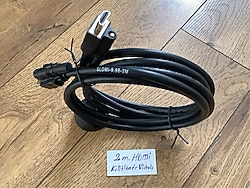 2m. Vidalı HDMI 4K kablo