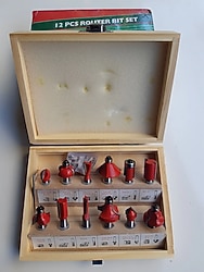 Ahşap freze uç seti 12 parça 8mm