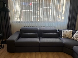 Yüksek Kalite Dinlenme Mekanizmalı Lüks Köşe Koltuk Takımı