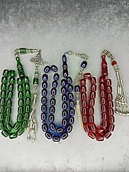 3 ADET ATEŞ KEHRİBAR TESBİH