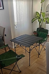 katlanır kamp ve piknik masası, esneme engelleyen roll bar destekli