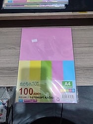 A4 Renkli Fotokopi Kağıdı 100 Adet