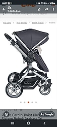 Pierre cardin Twitter plus travel sistem bebek arabasi