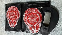 HARIKA.YAKIN KORUMA ROZETLI CÜZDANI v KEMER ROZETI AL.SADECE YAKIN KORUMA KIMLIK KARTLI PERS.SATILIR.SIVILE SATILMAZ