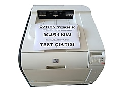 hp laserjet pro400 color m451nw yazıcı 