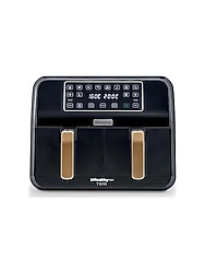 Kenwood Dual Air Fryer Bk Copper HFP70.000BK 8 lt Yağsız Fritöz