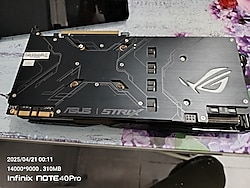 Asus rog strix 1080ti VR 11GB 384BİT