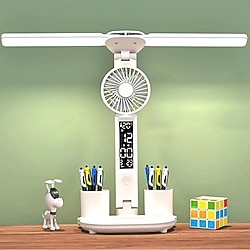 Masa lambası fanlı termometre