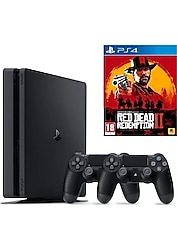 Playstation 4 Slim Kasa 1 Tb Hafıza 3 Adet Orjinal V2 Kol + Oyun OUTLET