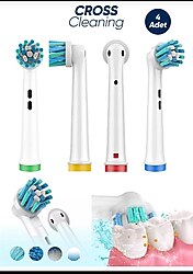 Oral b uyumlu 1 paket 4 başlık