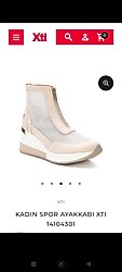 XTİ Marka Orjinal Dolgu Topuk Fileli Spor Bot