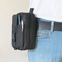 Lederax TTK08 Taktik Bel ve Kemer Çantası Siyah