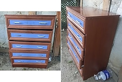 5 çekmeceli şifonyer detayları okuyunuz