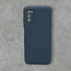Samsung A03S Lansman Silikon Gri Kılıf 