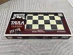 Master büyük boy tavla ( sıfır )