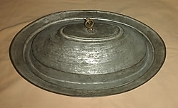 Bakır antika iskender tepsisi