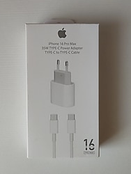 35W iPhone iPad Apple Orjinal YD 15-16-17 Hızlı Şarj Aleti Seti "SIFIR ÜRÜN"