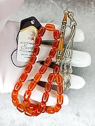 B10. NAKKAŞ İMAME ATEŞ KEHRİBAR TESBİH