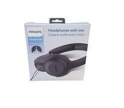 Philips TAUH201BK-00 Siyah Mikrofonlu Kafa Bantlı Kulaklık (Sıfır)