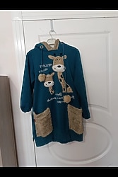 Zürafaa desenle Sweatshirt