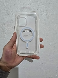 iPhone 12 Pro Magsafe Kılıf mıknatıslı jelatinli