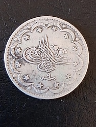 SULTAN ABDÜLMECİD HAN DÖNEMİ GÜMÜŞ 3 NADİR RRR 5 KURUŞ 1255/9 CÜLUS ÇOK NADİR