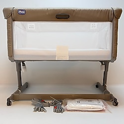 Defolu Chicco Next2Me Dream Evo Anne Yanı Beşik Beige