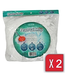 Motek Magic Mop Yedek Beyaz x 2 ADET