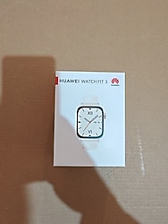 Huawei watch fit3 beyaz deri. kapalı kutu