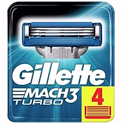 Gillette Mach 3 Turbo 4'lü Yedek Tıraş Bıçağı