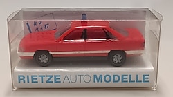 Audi 80 B2 FL İtfaiye Aracı 1:87 Rietze Orijinal Kutusunda & Yeni Gibi