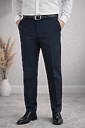 fabrika erkek lacivert kumaş pantolon