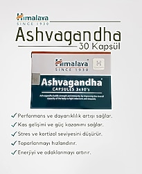 Himalaya Aswaganda 30 Kapsül Orjinal Bandrollü ( SIFIR ÜRÜN )