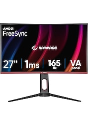 Rampage Voyager VY27R165 27" 165Hz 1MS Freesync Pivot Curved Oyuncu Monitorü
