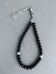 Oniks Doğal Taş Tespih Güç ve Zarafet