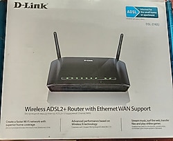 Wireless ADSL2 + Router with ethernet WAN support DSL-274OU