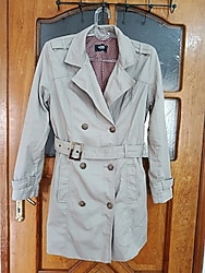 42 beden kemerli kadın trençkot