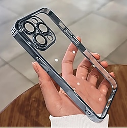 iphone 16 Pro Max Açık Mavi Telefon Kılıfı ve 1 adet Kırılmaz Cam