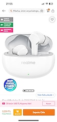 Realme kablosuz kulaklık