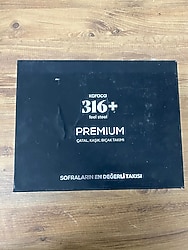 Karaca 316 Premium Stark Platin 12 Kişilik 84 Parça Çatal Kaşık Bıçak Takımı