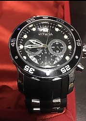 İnvicta Titanyum siyah erkek kol saati…