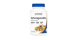 Nutricost Ashwagandha Root Extract 600 mg – 120 kapsül (ABD menşeli)