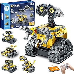 Sillbird 5'i 1 Arada STEM Robot Yapım Seti | Kumandalı & Uygulama Kontrollü | Kodlama Oyuncağı