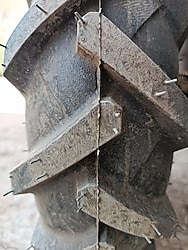 Çapa Makinası şağlı sollu, komple takım tekerlekleri